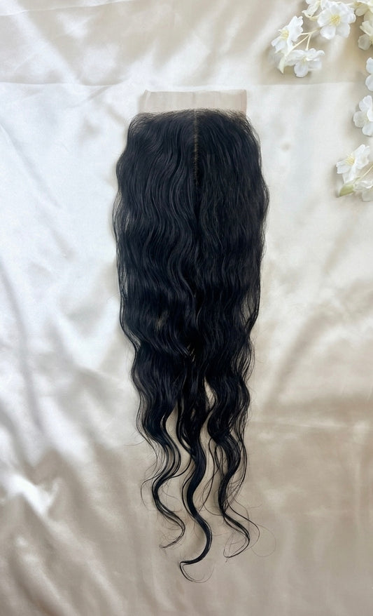 Raw Cambodian Wavy 3 Bundles + 5x5 Closure
